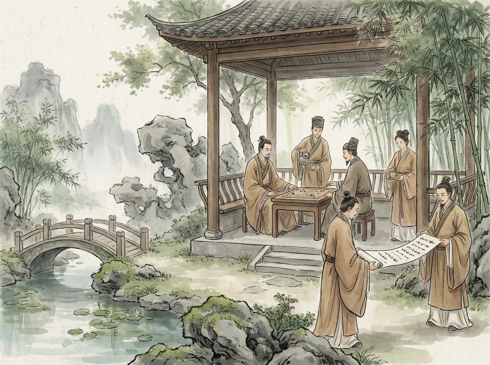 曹长卿 雅集会员线下活动场景